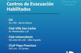 Continúa el operativo de asistencia a vecinos damnificados por el temporal