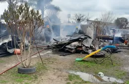 Voraz Incendio en Los Talas: 4 personas hospitalizadas