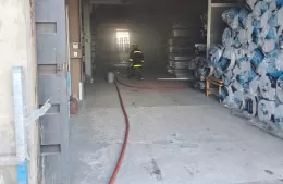 Alarma por un incendio en el Polígono Industrial