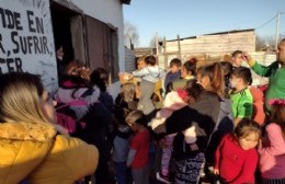 El comedor "Los Peques" festejó el Día de la Niñez