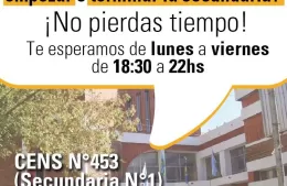 Comienza la inscripción a la secundaria para jóvenes