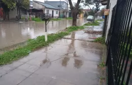 Llovió y se inundaron calles de la ciudad