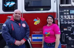 Angie Herrera: 'Los bomberos son hermanos nuestros, es un gran anuncio y una gran emoción'