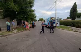 Impactante choque en 15 y 161: un niño de 8 años iba como acompañante en la moto