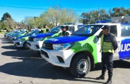 Nedela entregó siete nuevos patrulleros a las fuerzas policiales