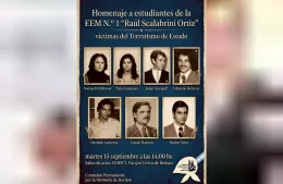 Homenajearán a víctimas del terrorismo de Estado