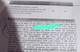 Denuncia y perimetral por agresión a una joven en la Fiesta del Inmigrante