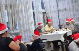 Festejo navideño en el Hogar de Ancianos