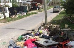 Reclamos por basural en 11 y 149n y por falta de recolección en el barrio Santa Teresita