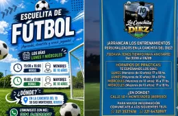 “La Canchita del Diez”: nuevo espacio de fútbol 5, entrenamiento y eventos