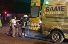 Accidente entre dos autos en 122 y 64