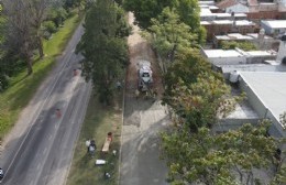 Avanza la repavimentación de la Avenida Río de Janeiro