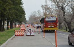 Comenzó el desvío parcial del tránsito sobre Avenida del Petróleo