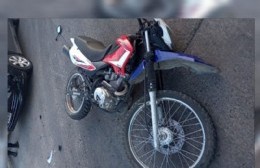 Choque en 14 y 157: motociclista sufrió politraumatismos