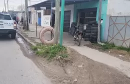 Choque de motos en 30 entre 165 y 166