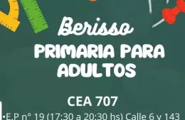 Primaria para adultos: abierta la inscripción