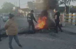 Corte en Montevideo y 66 por pedido de agua en Villa Roca