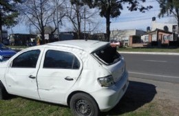 Choque y vuelco en la Río de Janeiro