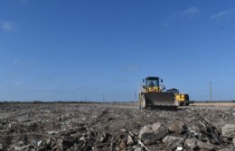 Comenzó la construcción de la planta de reciclado de residuos detrás del Corralón