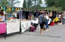 Feria en el barrio de Villa Nueva