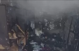 Incendio afecta una vivienda en el barrio San Carlos de La Plata