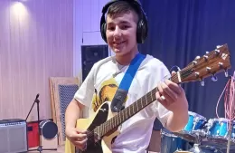 ¡Apoyemos a Julián!: multi-instrumentista berissense en la televisión nacional