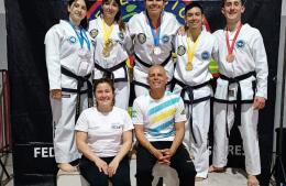 Buena performance de los taekwondistas berissenses en torneo de Ameghino