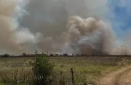 Bomberos de la ciudad están en Hudson combatiendo un incendio