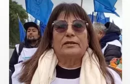 Manifestación sindical en rechazo al ajuste libertario