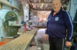 Hugo, el artesano que reconstruyó la vieja cancha de Gimnasia