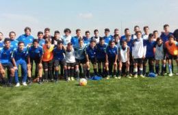 Juveniles del Celeste jugaron amistoso con Boca Juniors