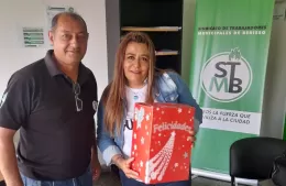 Comenzó la entrega de cajas navideñas para la familia municipal