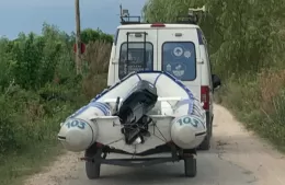 Rescate nocturno en Playa Bagliardi: tres pescadores fueron encontrados tras perderse por la crecida