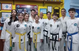 Un grupo de taekwondo se prepara para viajar a Venezuela