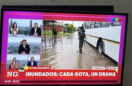 Berissenses conmovidos por el temporal recibieron a medios nacionales