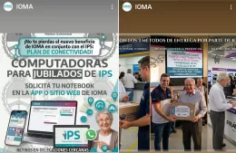 Alerta en Berisso: circula falsa campaña de IOMA que ofrece computadoras gratis a jubilados
