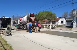 Arreglo de calles en el Barrio Juan B. Justo