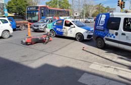 Chocó a una moto en Montevideo y Génova y se dio a la fuga