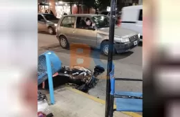 Un herido tras choque entre un auto y una moto