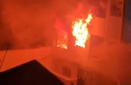 Alarma por incendio en un departamento de 61 entre 123 y 124