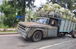 Se le rompió el chasis en plena Avenida 60