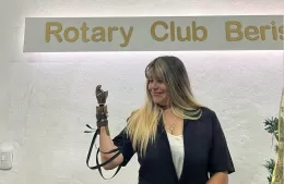 El Rotary Club Berisso entregó una prótesis de mano