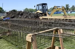 Villa San Carlos continúa con los trabajos para la Tribuna Centenario