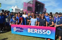 Berisso presente en la ceremonia de apertura de la gran final de los Juegos Bonaerenses