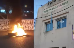 Tras la protesta en Puente Roma, el intendente recibió a trabajadores de la construcción