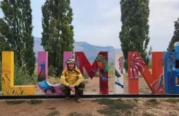 Guillermo Fischer, el bombero berissense que luchó contra los incendios en la Patagonia