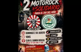 Se viene el Motor Rock solidario por el Día del Niño