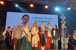 Leandro Ponce fue elegido como embajador provincial de la Fiesta Provincial del Inmigrante