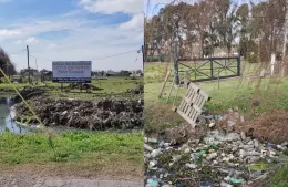 Vecinos reclaman por conductos tapados de basura