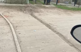 Trampa vial en Santa Teresita: reductor irregular de velocidad